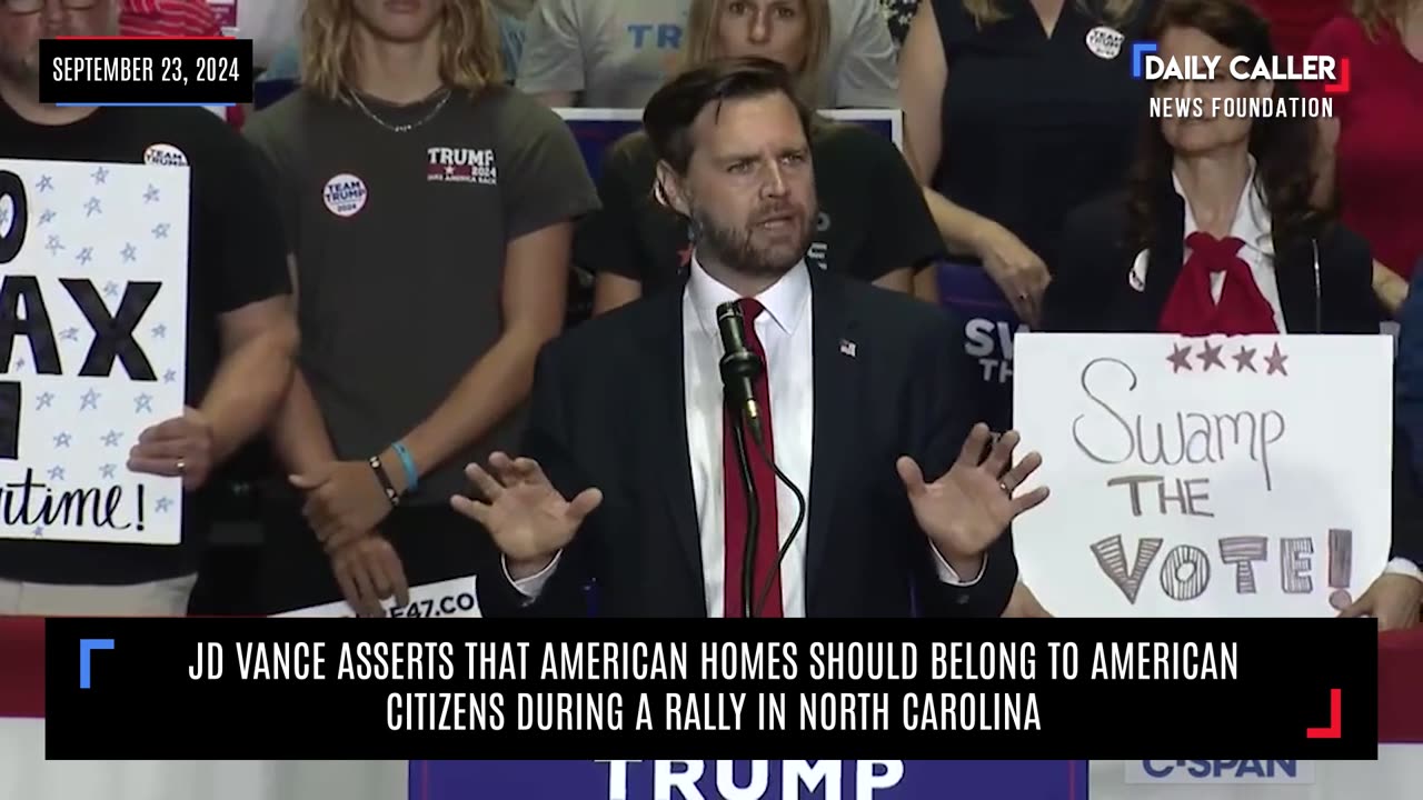 JD Vance Asserts That American Homes Should Belong To American Citizens