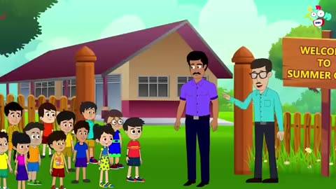 Summer camp/ summer camp vacation / English cartoon story kid watch and enjoy