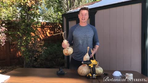 DIY Gourd Birdhouse