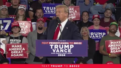 Donald Trump Reading Pennsylvania 10/9/24