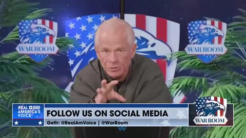 Peter Navarro says, "That woman, there's something off w/ her [Kamala Harris.] "Way off."