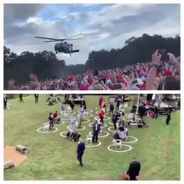 Oben Trump & unten Biden - Rigged Election