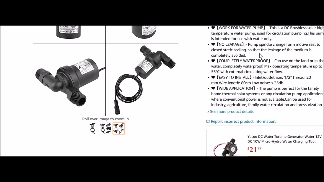 Hydronic Solar Pump