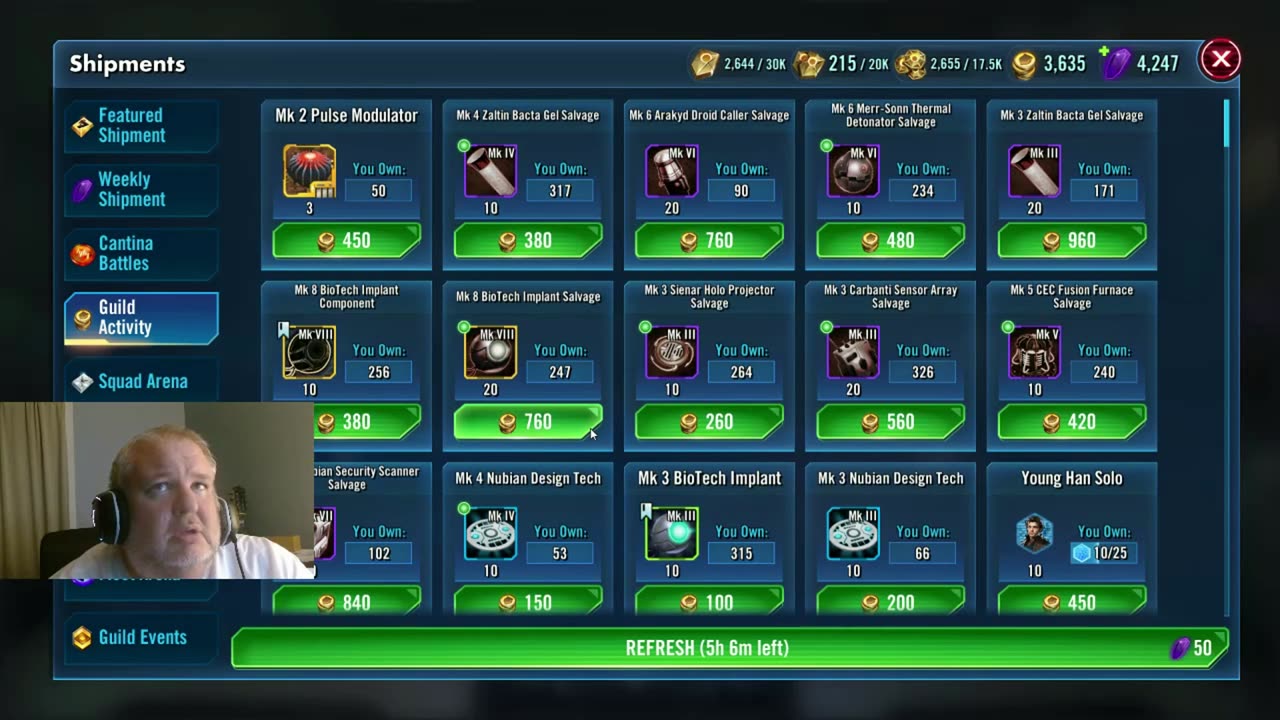 Star Wars Galaxy of Heroes - Day 476