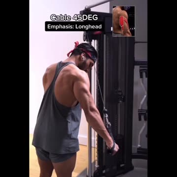 Triceps workout