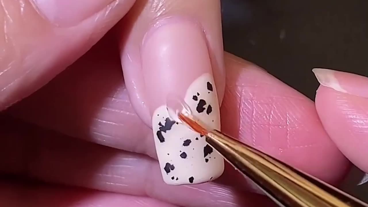 Simple nail design idea #nails #viralnails #nailart