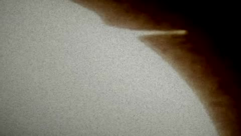 Object HITS THE SUN & Rocket Jet behind the object