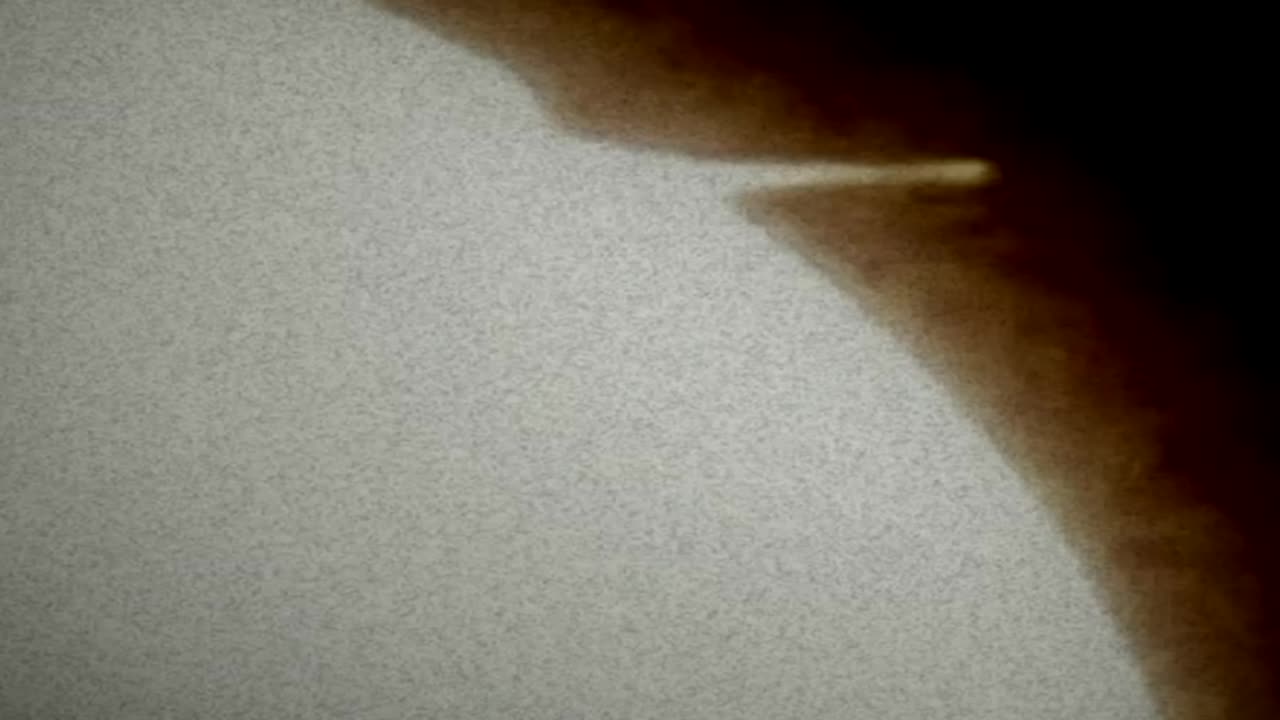 Object HITS THE SUN & Rocket Jet behind the object