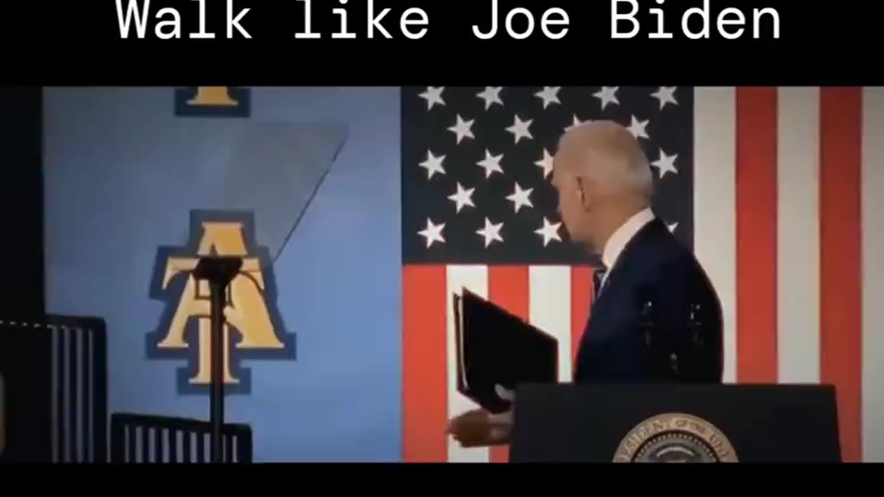 Walk Like Joe Biden