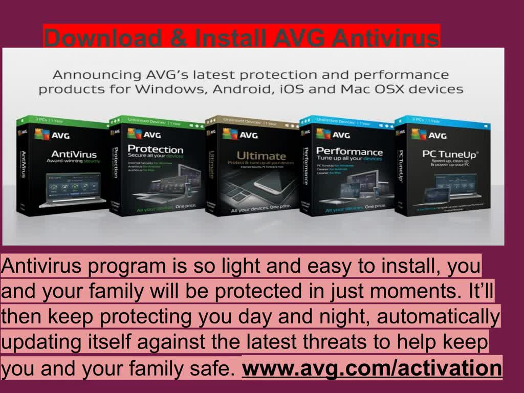 www.avg.com/retail | avtivate avg setup