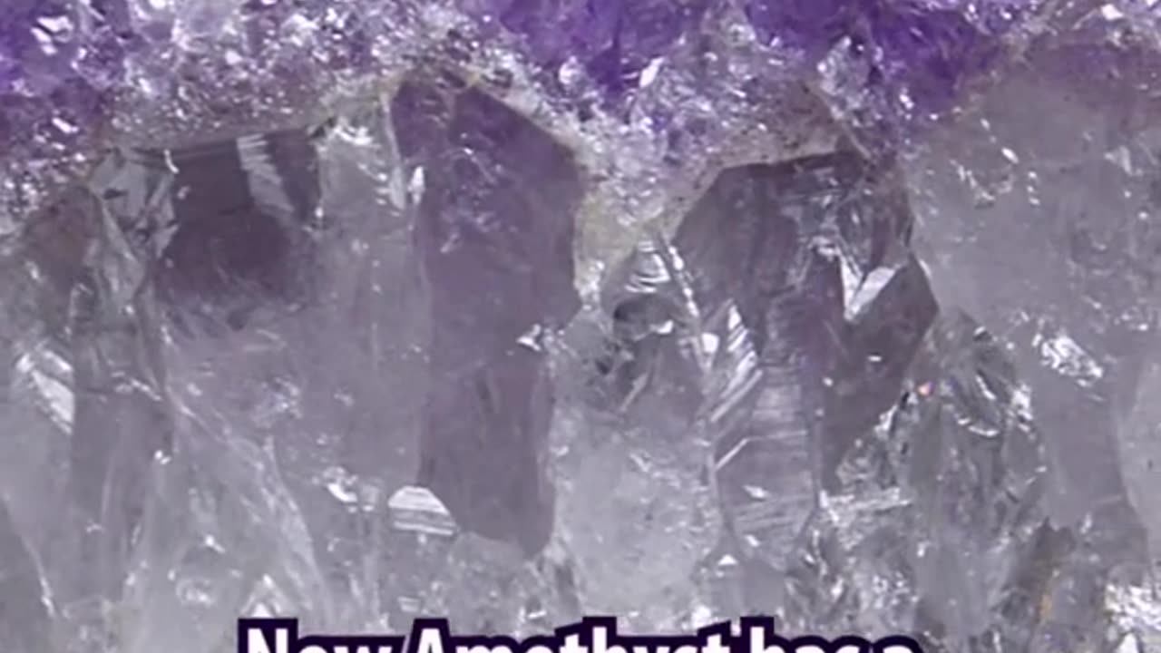 Amethyst in water