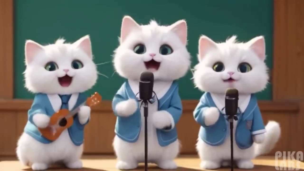 Cat singing exalted poetry