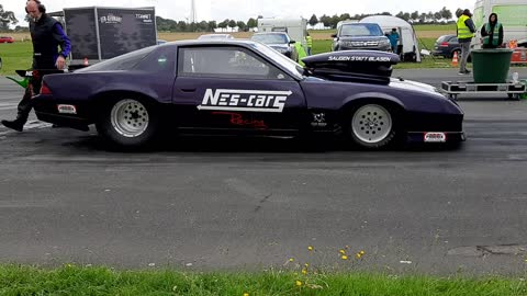 Drag Camaro 8.8s non prep track brilon germany