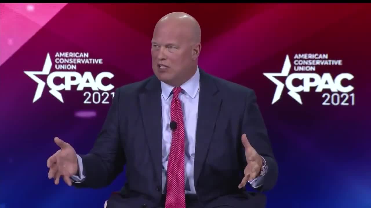 Matthew Whitaker from CPAC 2021