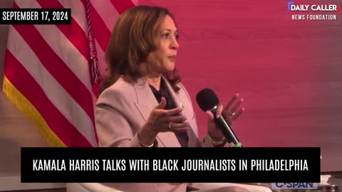 "The Impact on Black People": Kamala Harris Talks with Black Journalists in Philadelphia