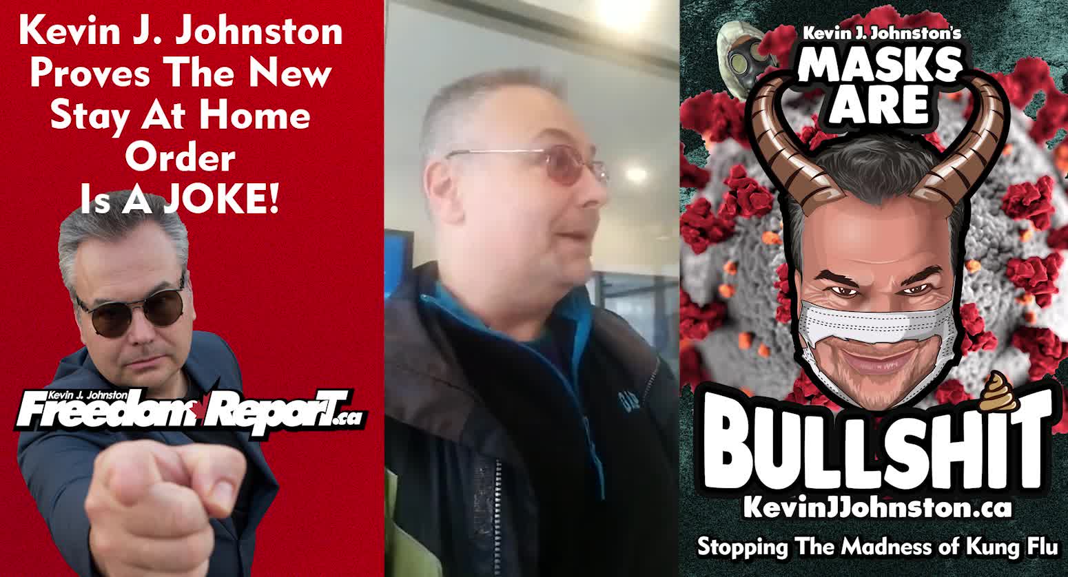 Kevin J Johnston PROVES The New STAY AT HOME Order is INVALID and A JOKE