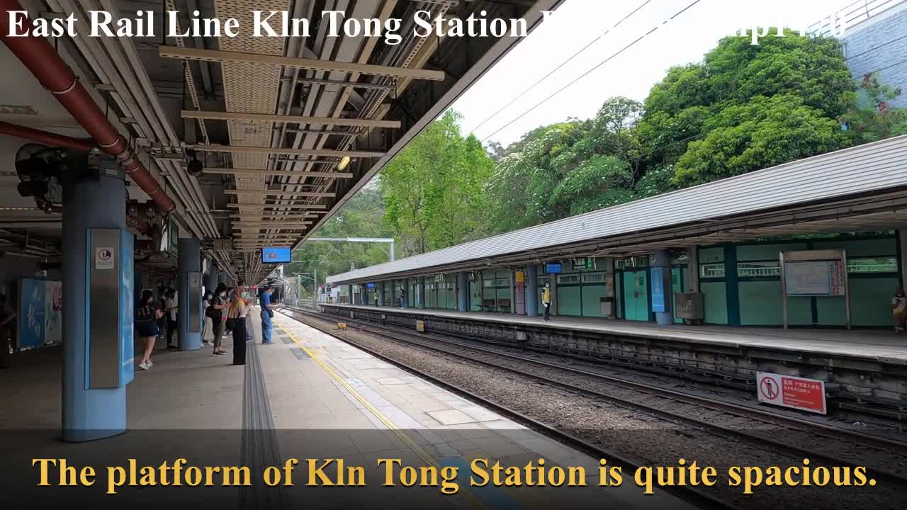 東鐵綫九龍塘站月台(北行)East Rail Line Kowloon Tong Station Platform (Northbound), mhp1470, Jun 2021