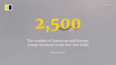 South Korea and US hold ‘largest-ever’ live-fire drills near northern border