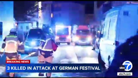 Germany festival attack: At least 3 killed, 4 injured