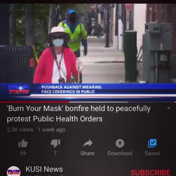 Burn your masks everyone!