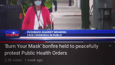 Burn your masks everyone!