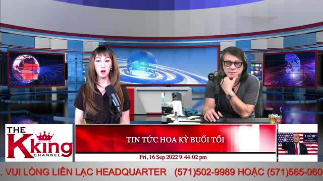 TIN TỨC HOA KỲ BUỔI TỐI - 09/16/2022 - The KING Channel
