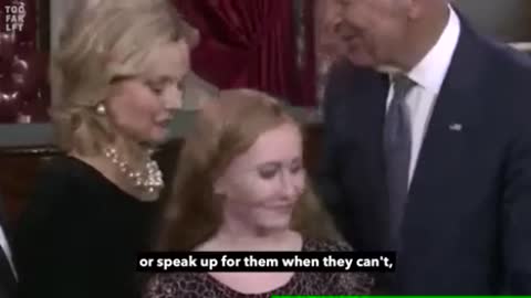 Biden loves kids on a very progressive way