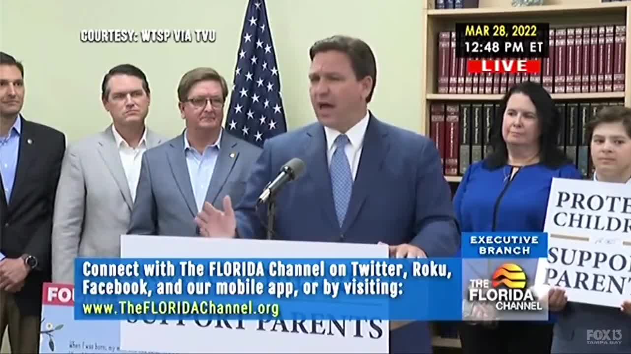 Ron DeSantis about PARENTAL RIGHTS