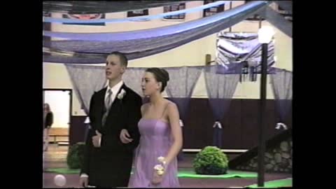 2000-01 WPHS Vids 094 Prom 060 Grand March Couple 33 by Glenn Strader