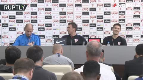 Mandžukić i Kramarić na presici