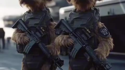 Cat gang in army gang #rumbel #catlover