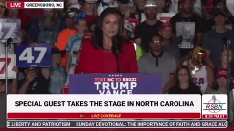 Tulsi Gabbard Announced she joined the Republican Party to stand Fully with Donald Trump 🙌