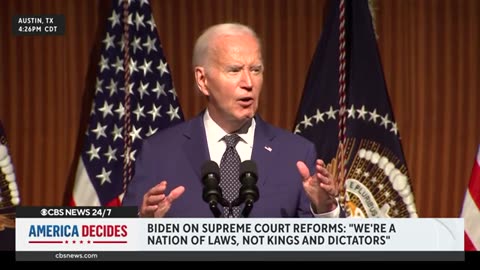 Biden details proposal for Supreme Court reforms