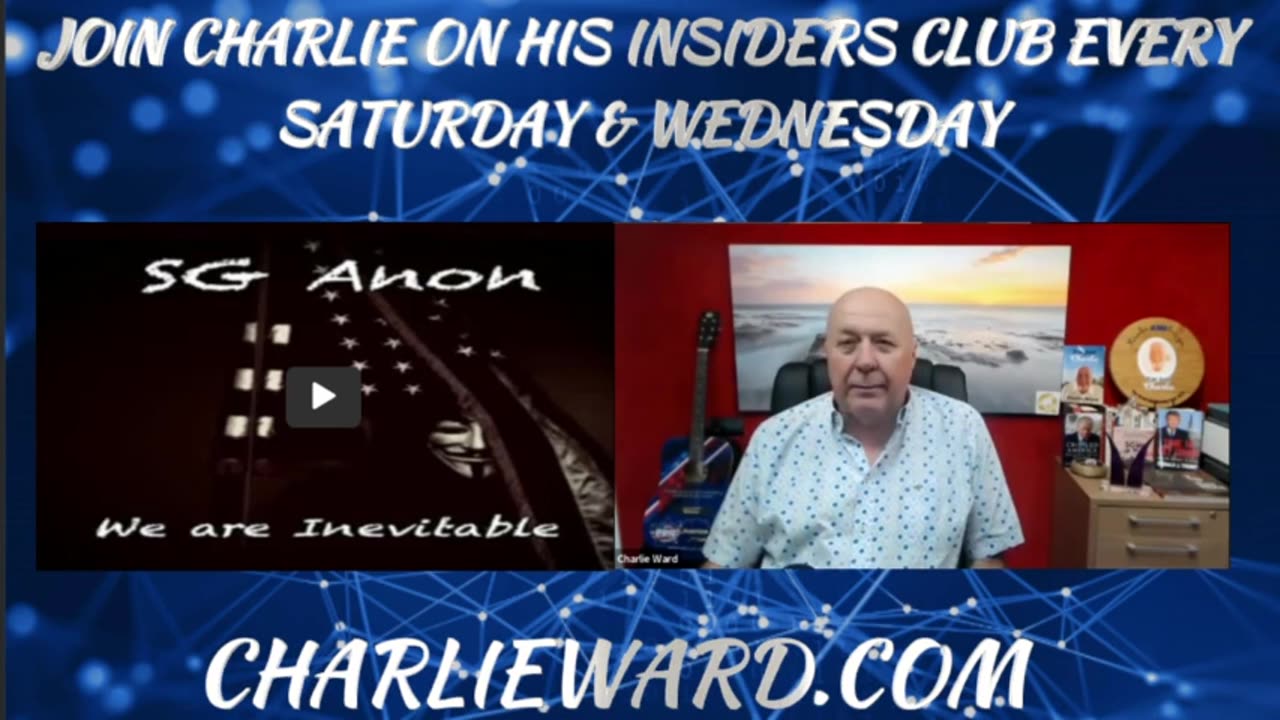 Charlie Ward with SG Anon & Paul