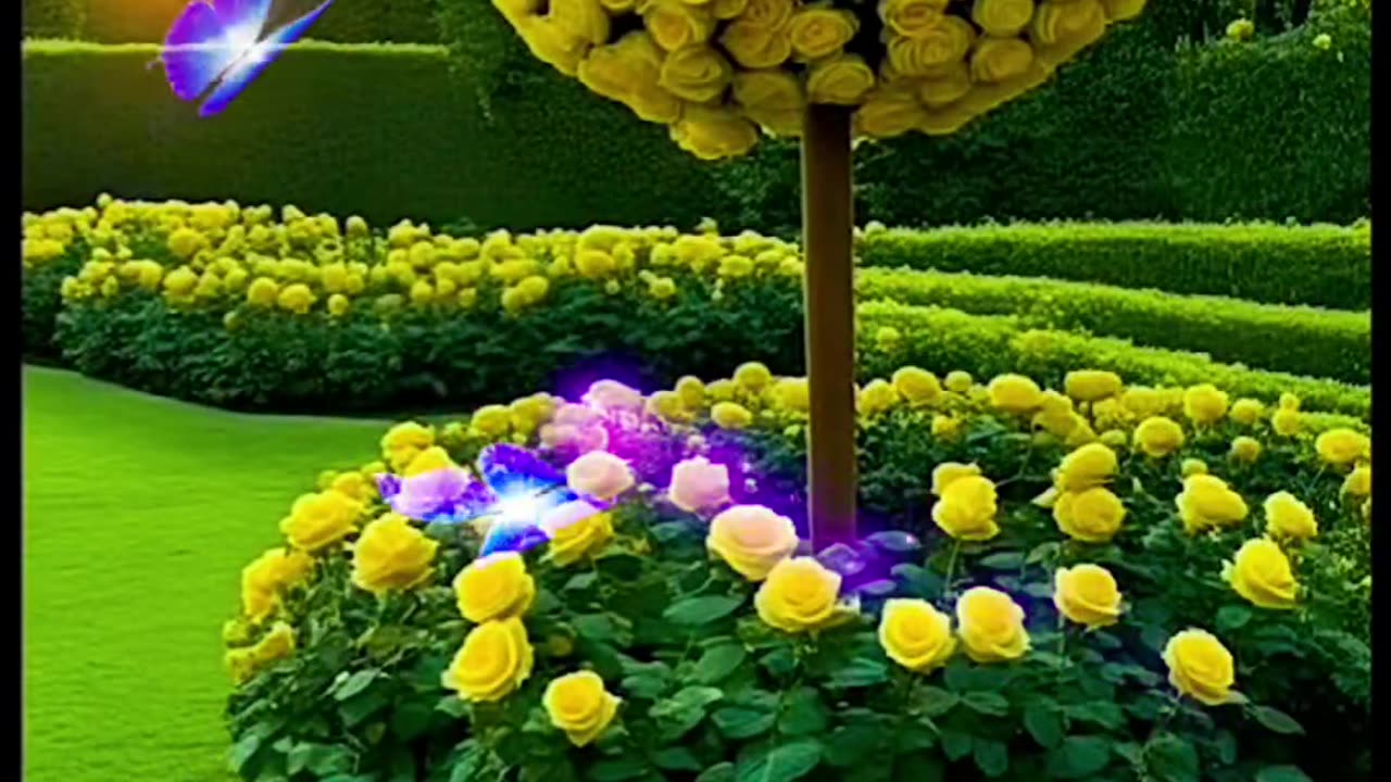 Enjoy the beauty of nature with these vibrant roses.