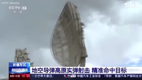 Footage shows further live-fire Chinese military drills in the South China Sea and Xinjiang province