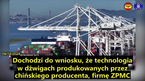 【PL】Dźwigi wyprodukowane przez Komunistyczną Partię Chin czynią porty USA ...