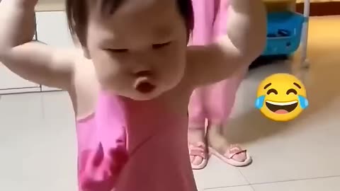 Cute baby funny video