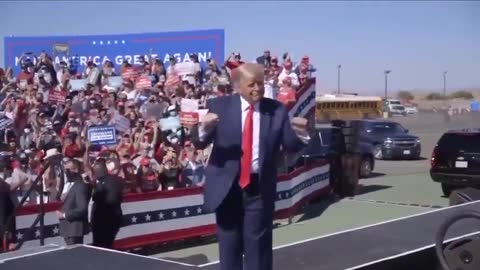 My man Trump dancing