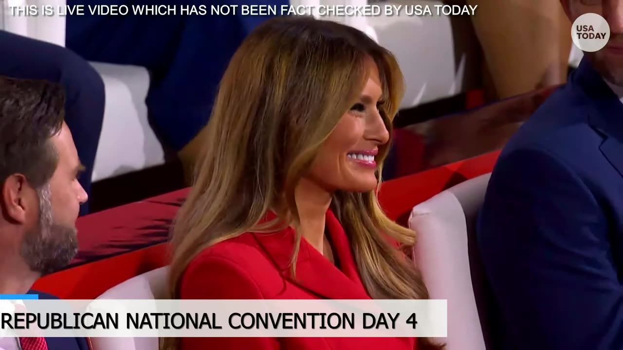 Donald Trump thanks wife Melania during speech at 2024 RNC for letter calling for national unity