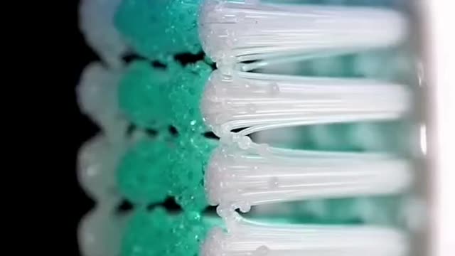 The toothbrush will melt instantly after burning