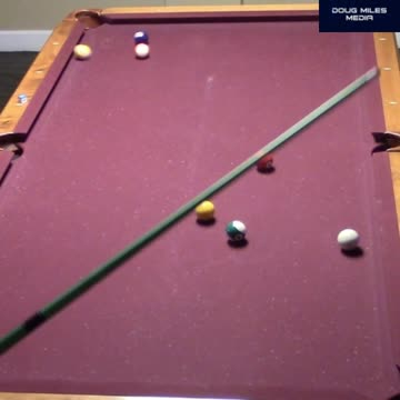 2 BANK COMBINATION INTO THE SIDE POCKET!