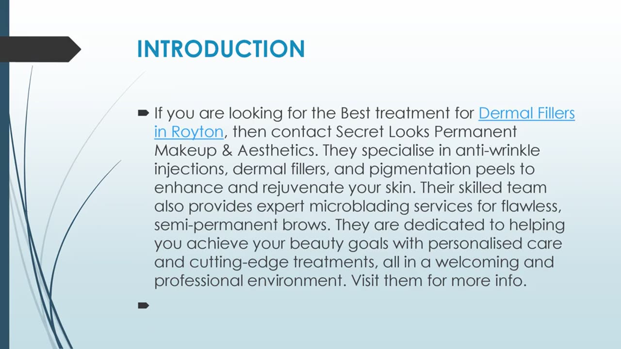 Get The Best Dermal Fillers in Royton.