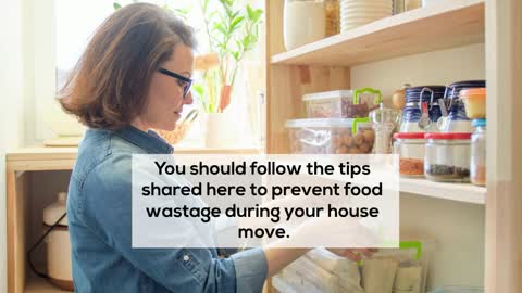 Moving? What To Do With Your Food?