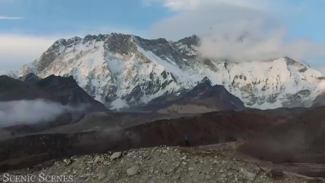 Himalayas In 4K - The Roof Of The World _ Mount Everest _ Scenic Relaxation.