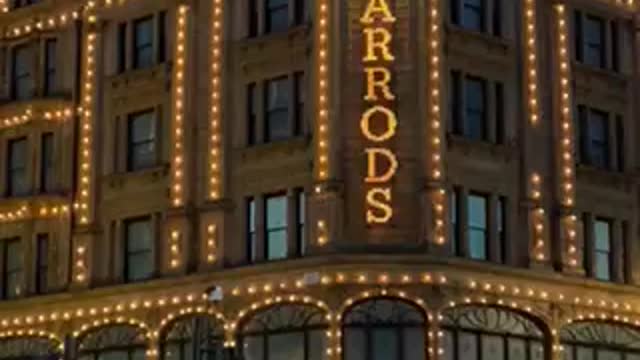 Harrods night view