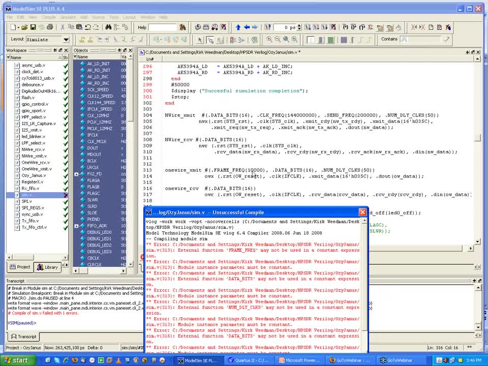 Verilog Lecture 9 of 10 - 2009