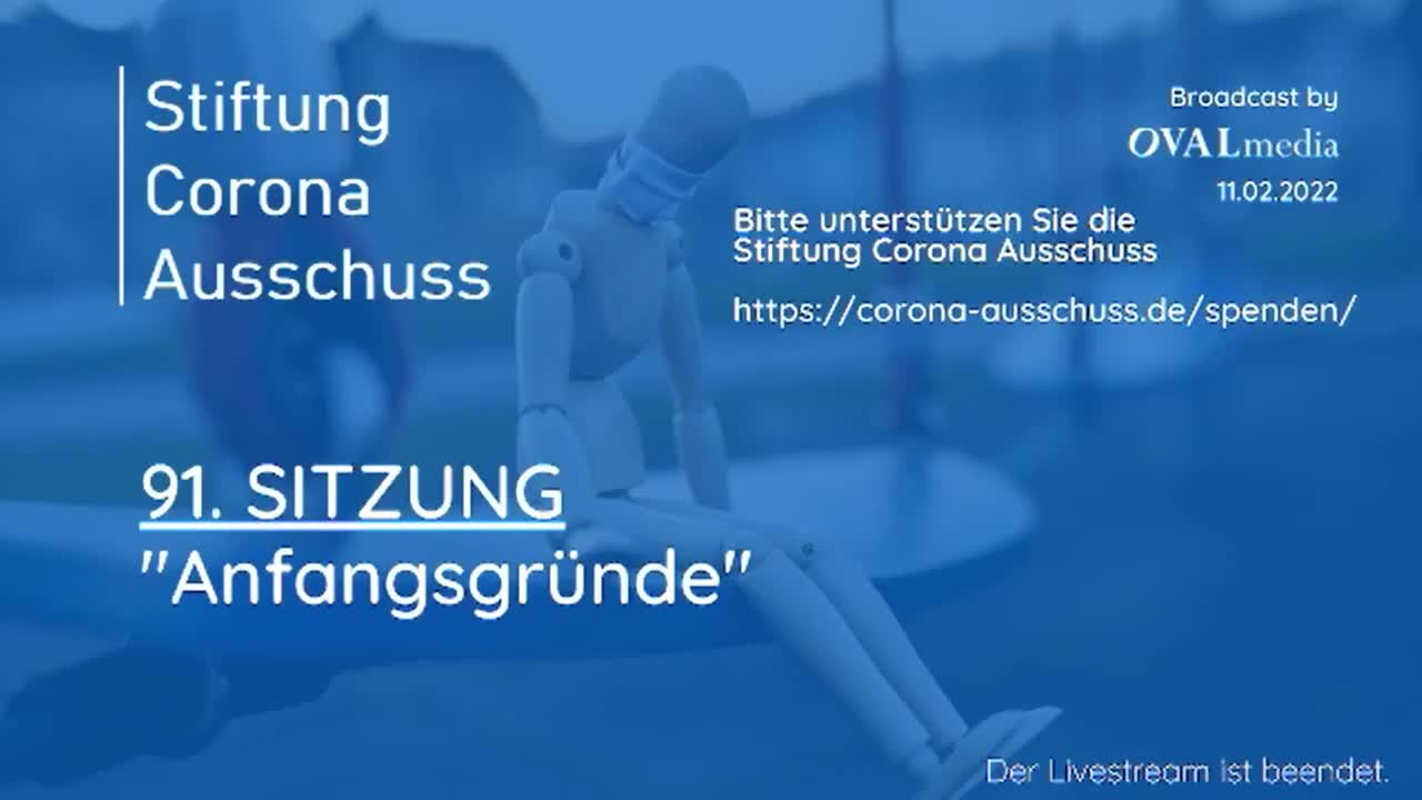 Reiner Fuellmich - Corona Investigative Committee Session 91: Initial Reasons