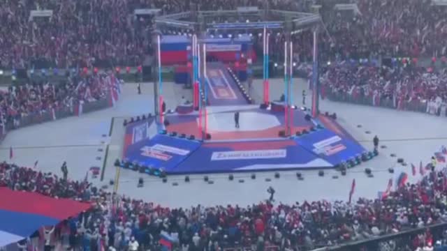President Putin speaks at massive rally in Moscow: We launched in Donbas and Ukraine to relieve these people of the suffering of this genocide.