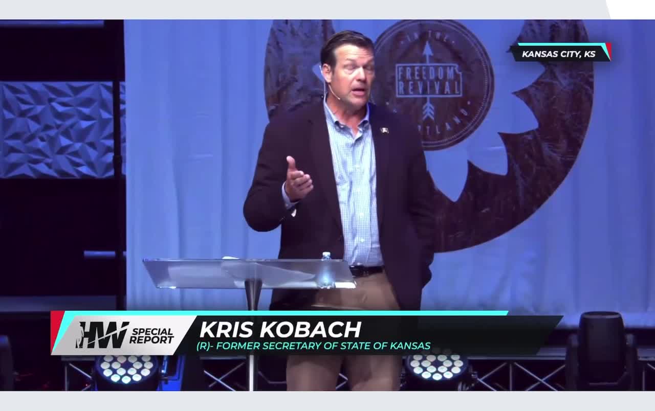 Kris’s Kobach Addresses Mask Mandates KSHF Freedom Revival